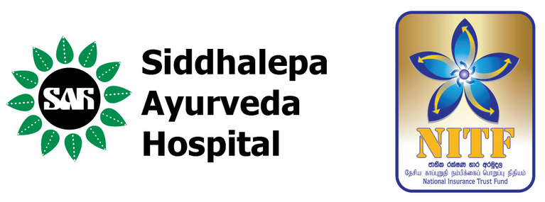 Siddhalepa Ayurveda Hospital and NITF logos