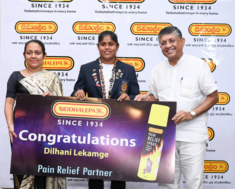 Siddhalepa Sponsors Sri Lankan Olympic Athletes as the Official Pain Relief Partner